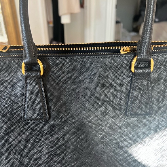 Authentic Prada black and gold Saffiano tote bag with tags,receipt and box โจ๐ - Picture 7 of 16